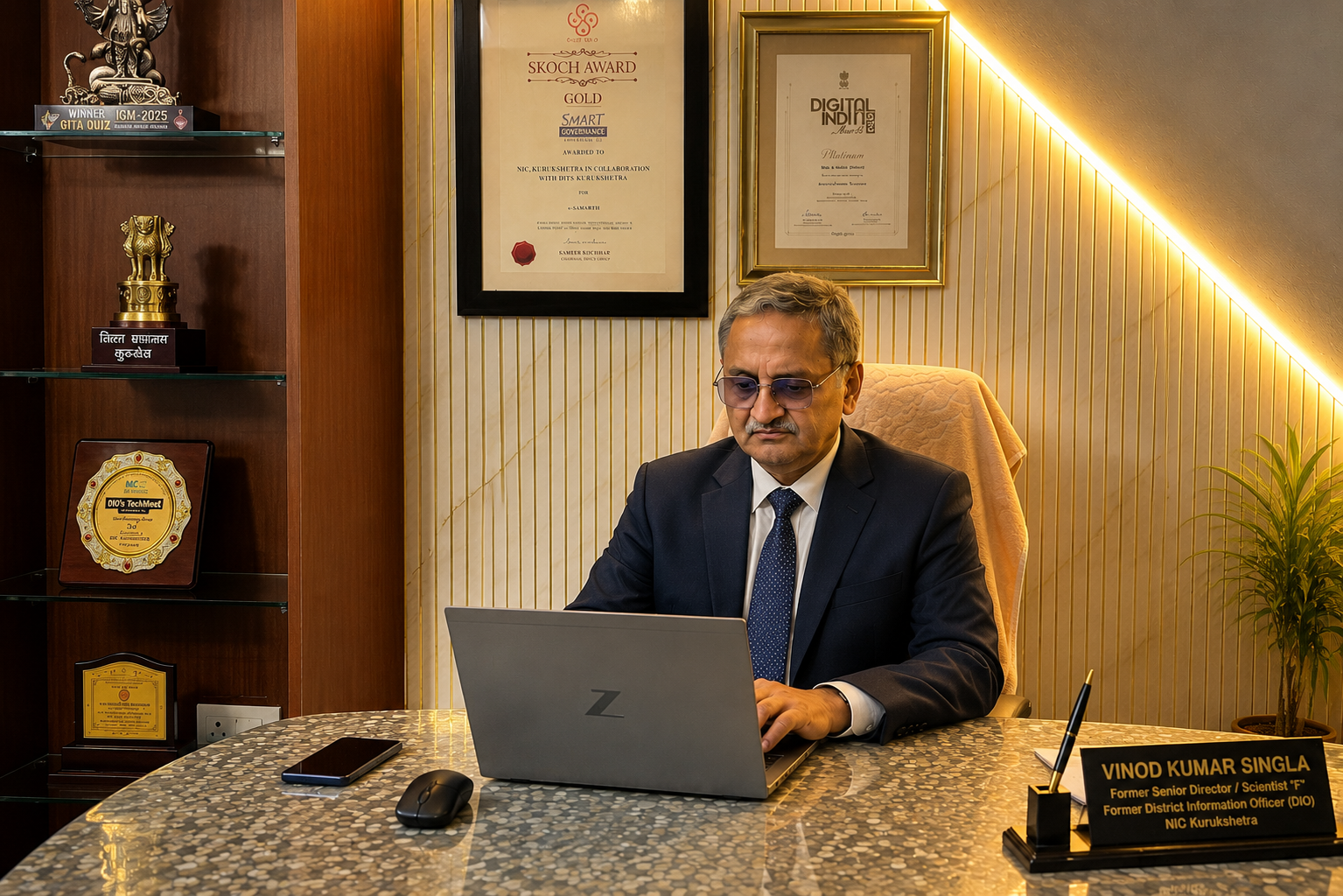 Vinod Kumar Singla — Former Senior Director, NIC Kurukshetra